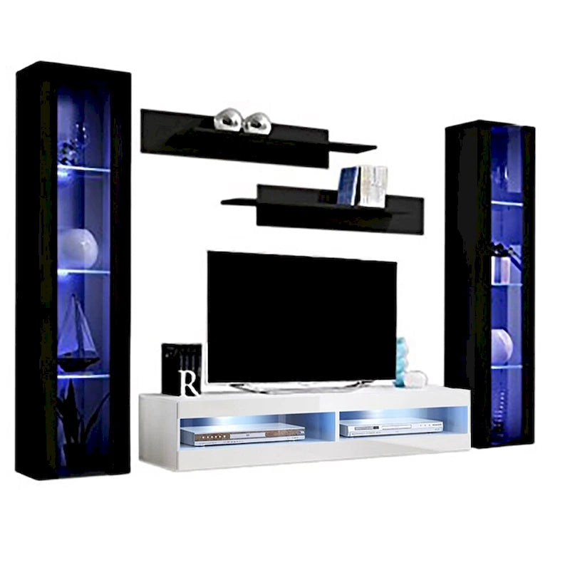34TV Wall Mounted Floating Modern Entertainment Center