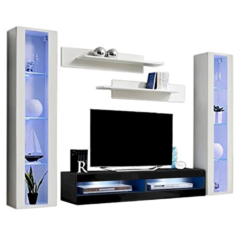 34TV Wall Mounted Floating Modern Entertainment Center