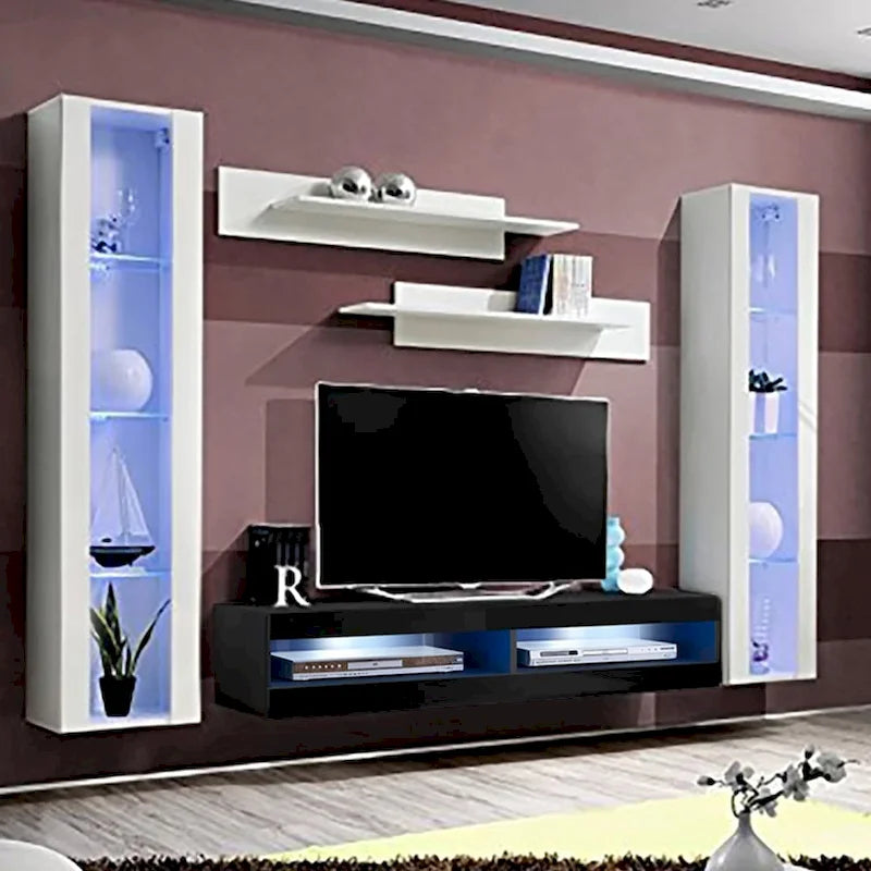 34TV Wall Mounted Floating Modern Entertainment Center