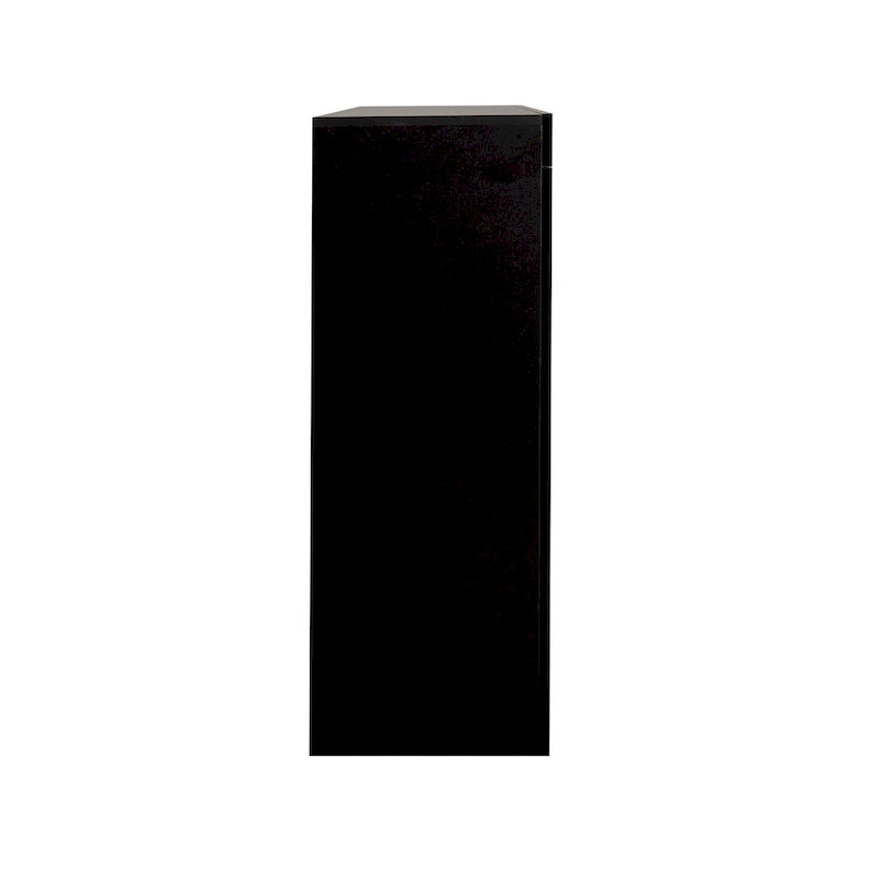 Sideboard Storage Cabinet High Gloss with LED Light