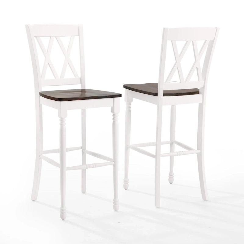 2Pc Bar Stool Set - 18 W x21.75 D x 46.5 H