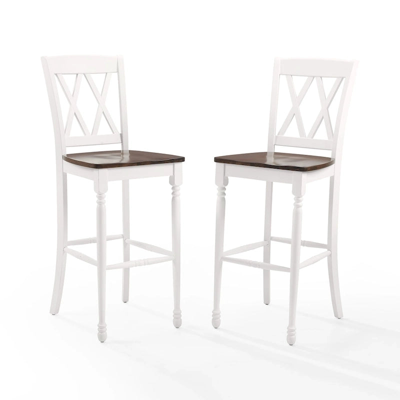 2Pc Bar Stool Set - 18 W x21.75 D x 46.5 H