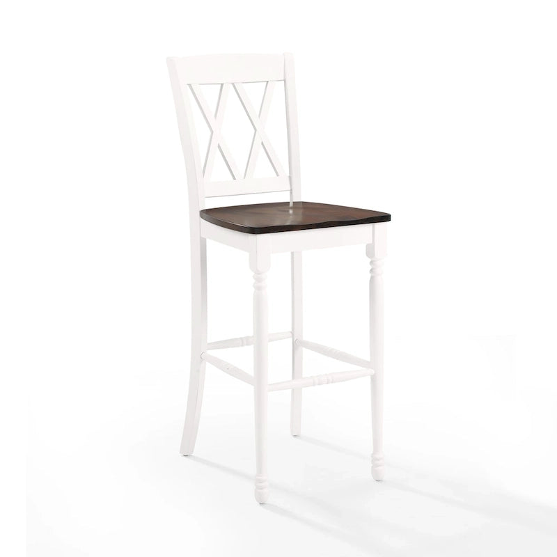 2Pc Bar Stool Set - 18 W x21.75 D x 46.5 H