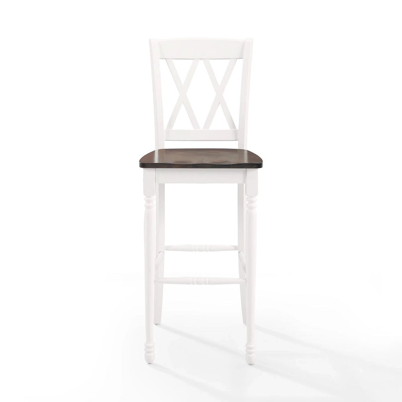 2Pc Bar Stool Set - 18 W x21.75 D x 46.5 H