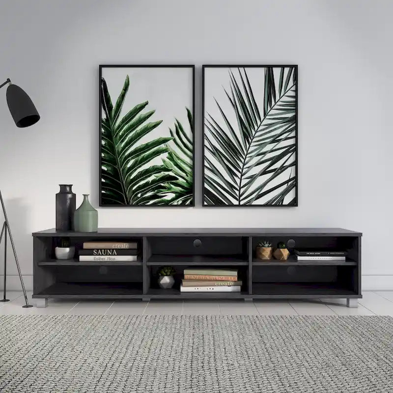 Low Profile Modern TV Stand, for TV's up to 85