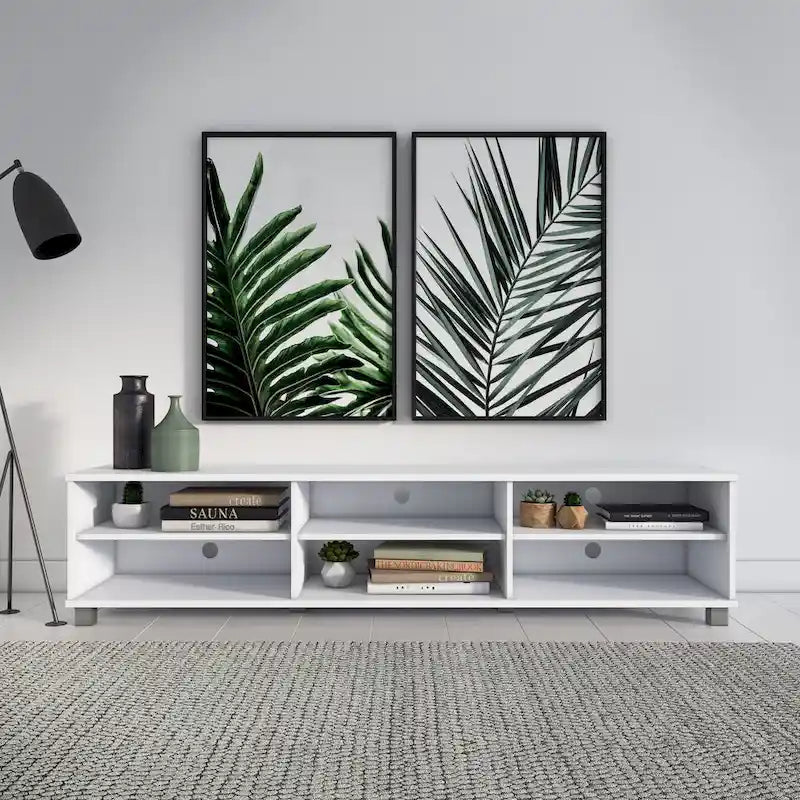 Low Profile Modern TV Stand, for TV's up to 85