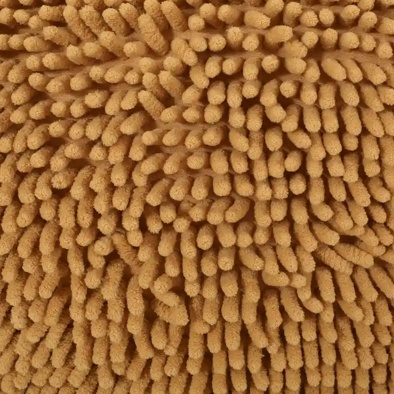 Modern Microfiber Chenille Pouf by