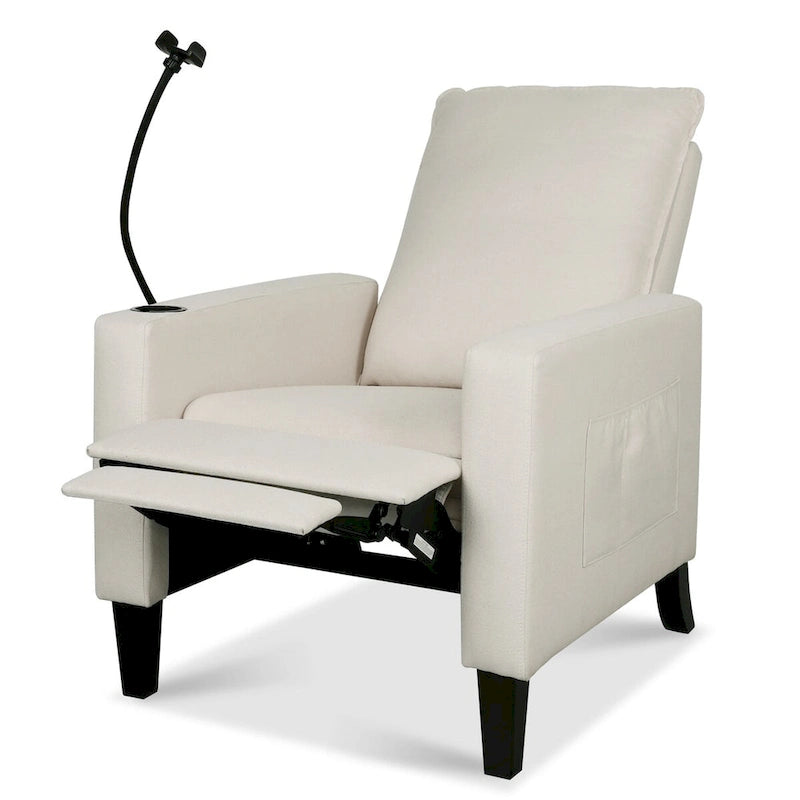 Recliner Chairs for Adults,Adjustable Recliner Sofa with Mobile Phone Holder & Cup Holder