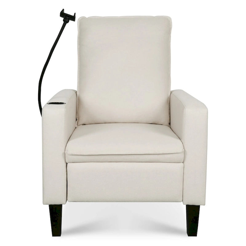 Recliner Chairs for Adults,Adjustable Recliner Sofa with Mobile Phone Holder & Cup Holder