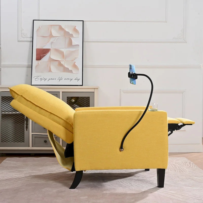 Recliner Chairs for Adults,Adjustable Recliner Sofa with Mobile Phone Holder & Cup Holder