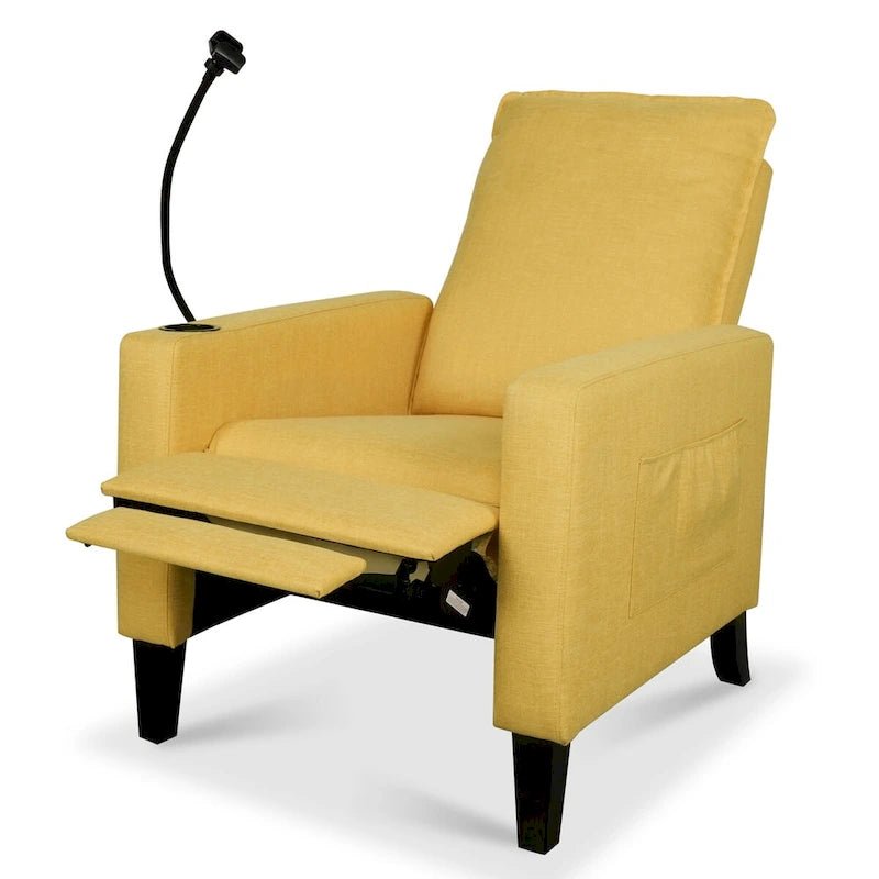 Recliner Chairs for Adults,Adjustable Recliner Sofa with Mobile Phone Holder & Cup Holder