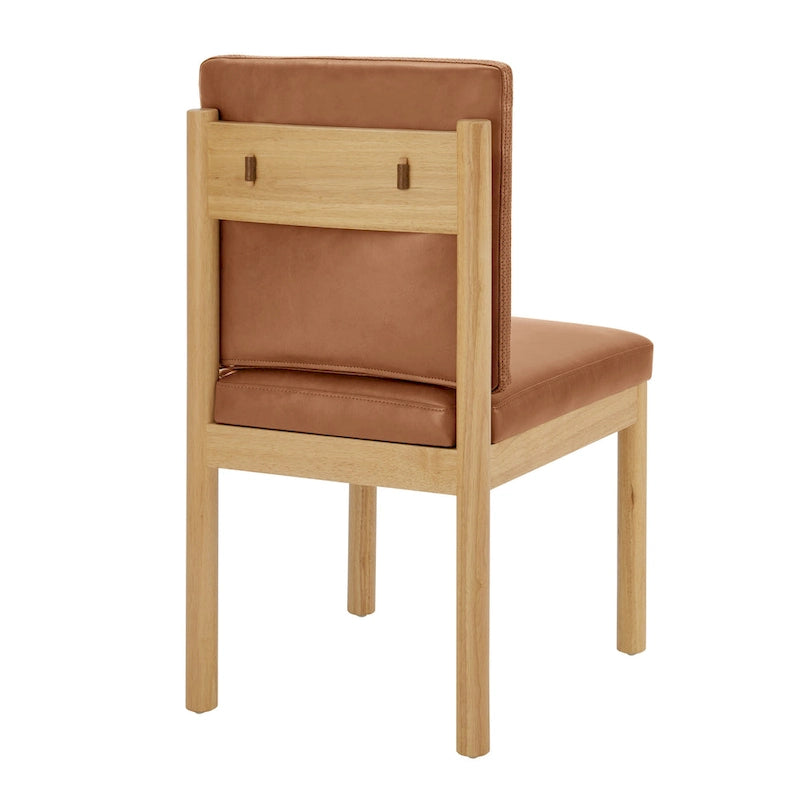 Faux Leather Dining Side Chair (Set of 2)