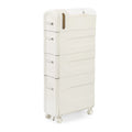 Toilet Paper Holder Storage Cabinet Beside Toilet Storage for Small Bathroom